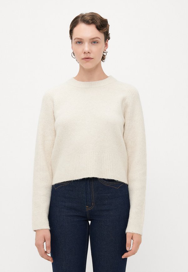 Vero Moda Tall VMBANG O NECK  - Jumper - birch melange