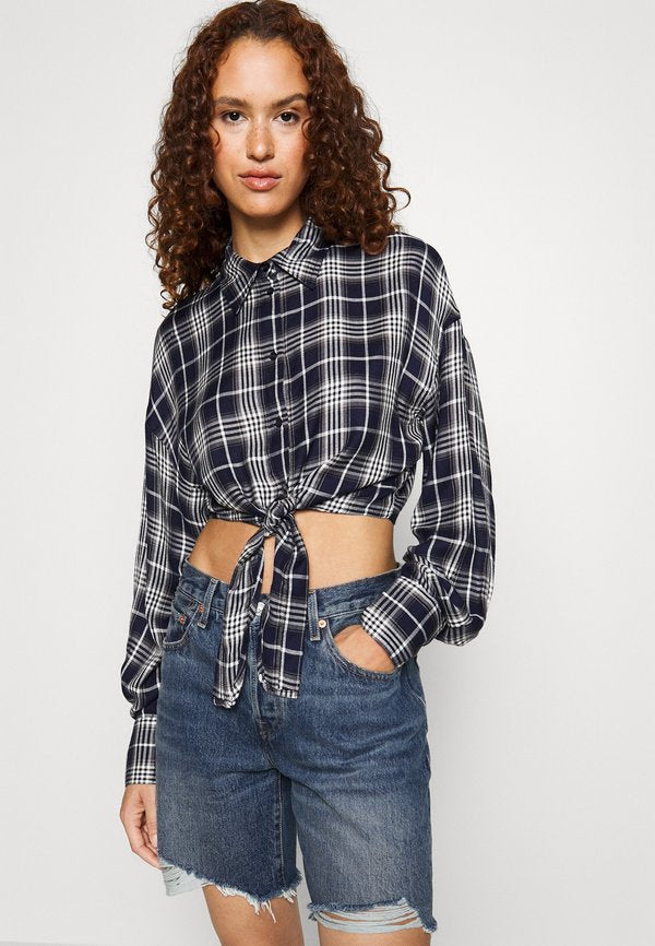 ONLY Tall ONLRILEY KNOT CHECK SHIRT