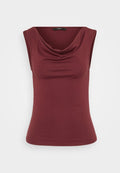 Vero Moda Tall VMJOLENE WATERFALL - Top - tawny port