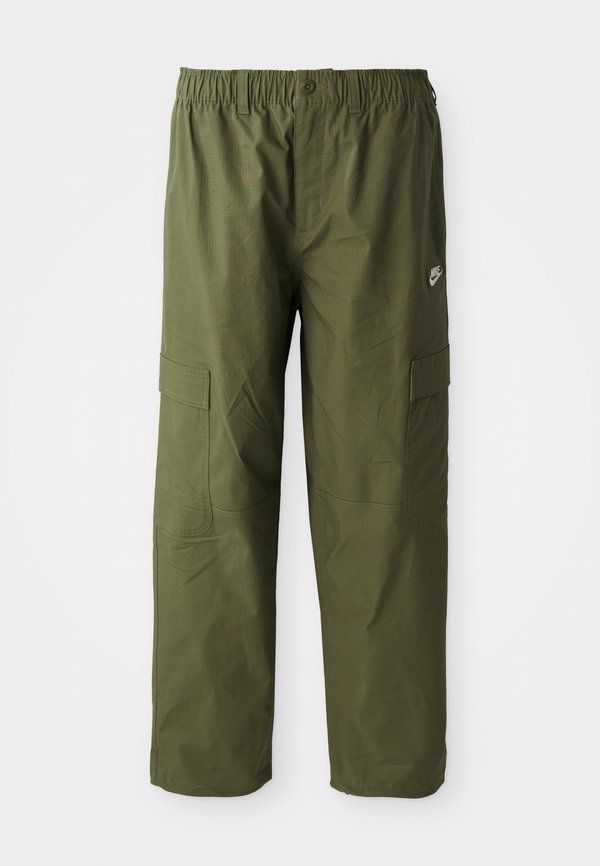 Nike Sportswear LOOSE FIT - Cargo trousers - medium olive/white