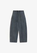 Bershka BARREL TROUSERS WITH STOPPERS 01167700 - Trousers - dark grey