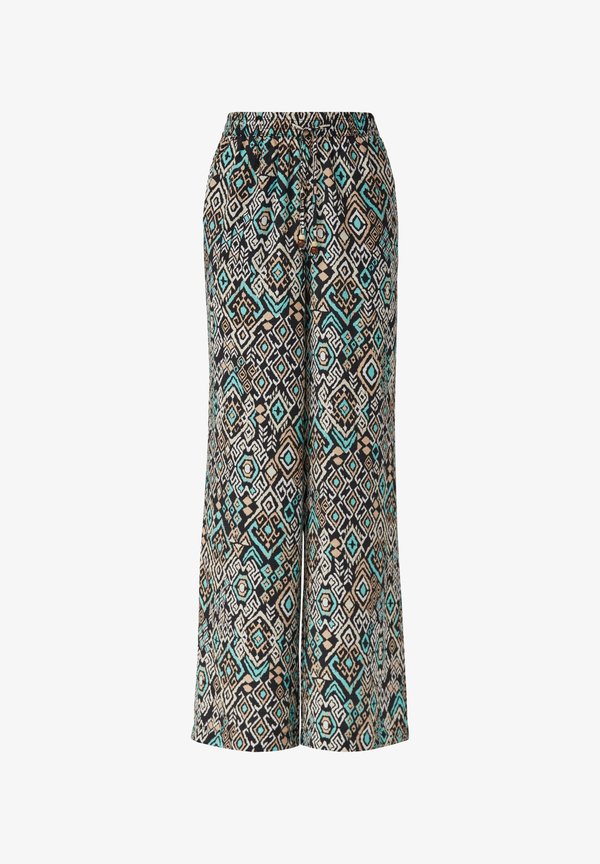 s.Oliver WIDE RELAXED FIT  - Trousers - schwarz