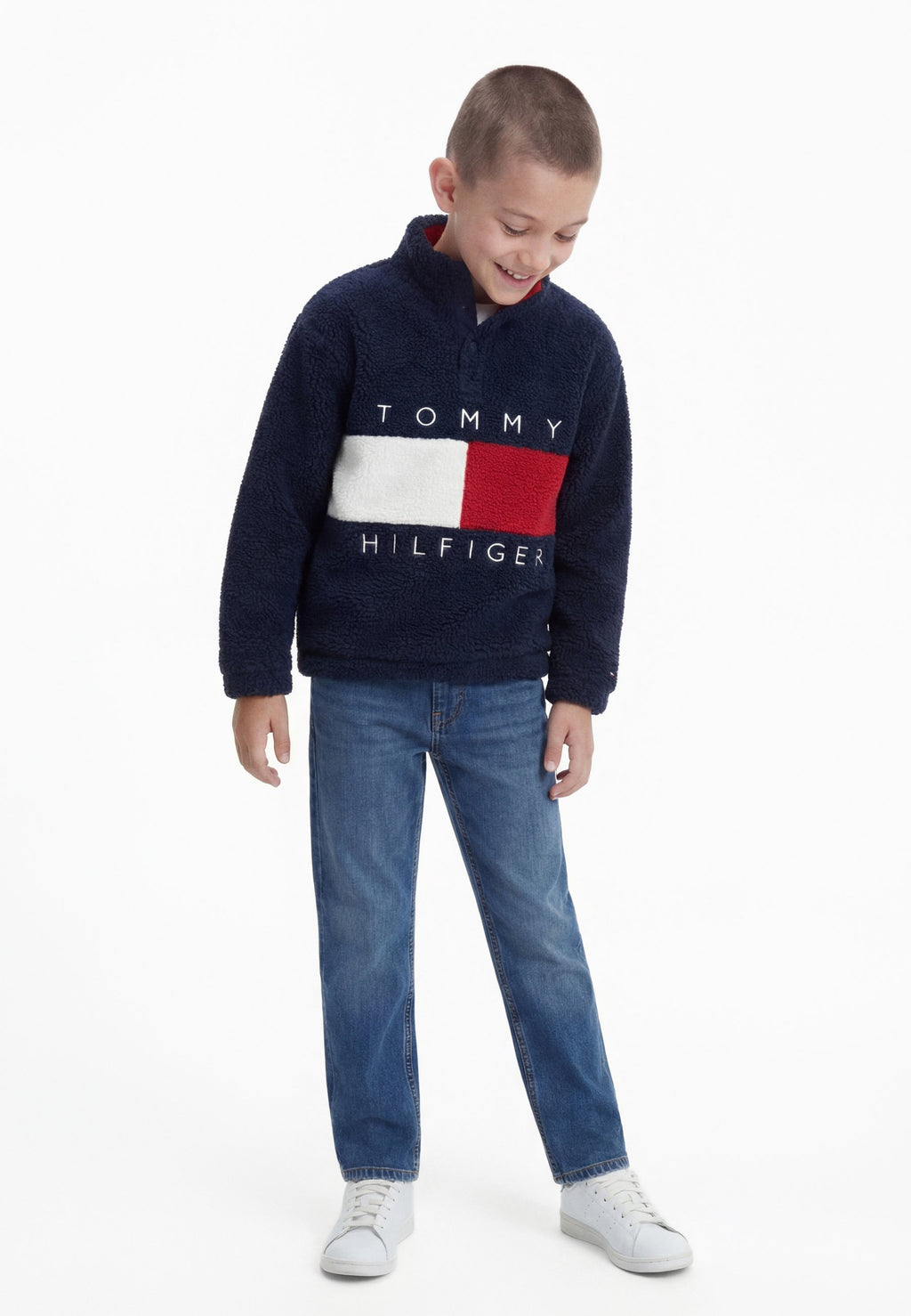 HERITAGE FLAG TEDDY FLEECE SWEATSHIRT Media 2