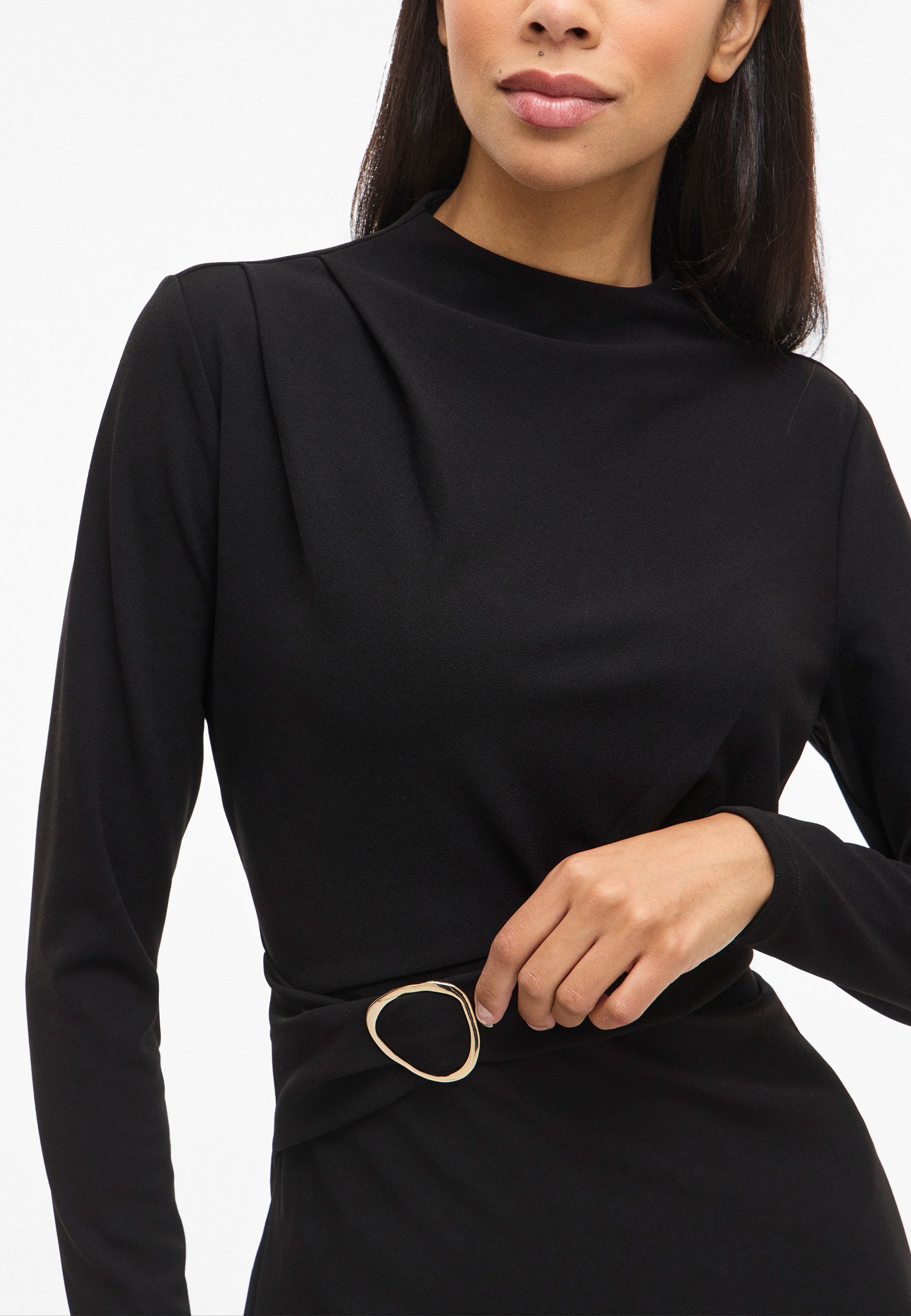 VILA VICLARA HIGHNECK SHORT BELT DRESS