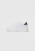 SNOW LEOPARD HEEL LEATHER PLATFORM TRAINERS Media 1