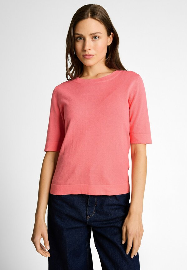 TOM TAILOR Basic T-shirt - soft coral pink