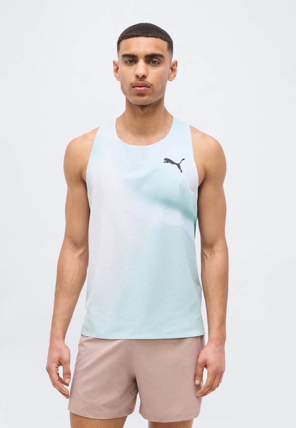 Puma M LIGHTSPEED ULTRAWEAVE GRAPHIC SINGLET - Top - fresh water
