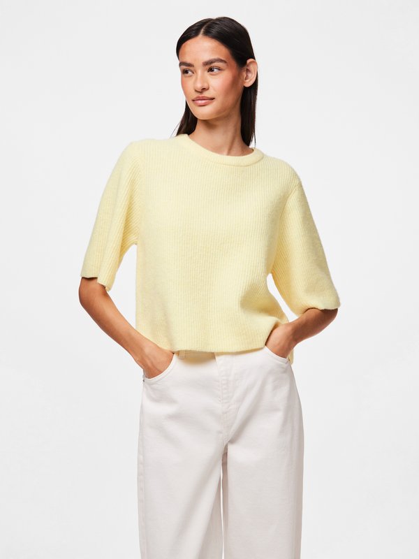 Pieces Knitted PCSILLY short sleeved