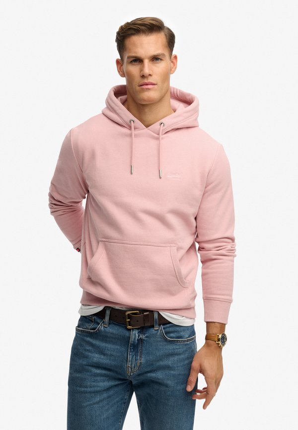 Superdry & Co SUPERDRY ESSENTIAL LOGO HOODIE.. - Hoodie - light blush pink