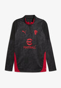 Puma ACM TRAINING 1/4 ZIP TOP - Long sleeved top - black-for all time red