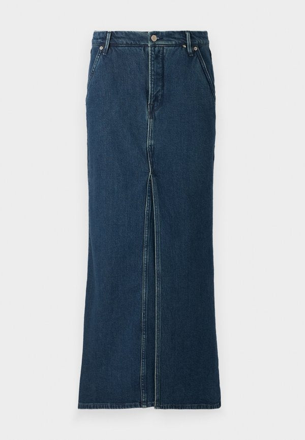 Good American FIT AND FLARE MAXI SKIRT