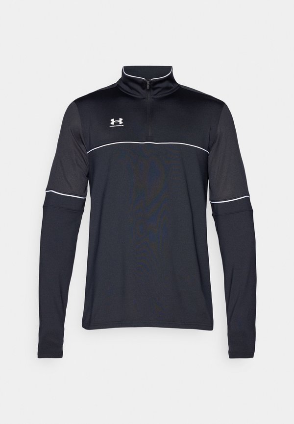 Under Armour CHALLENGER TRAINING - Long sleeved top - black/white