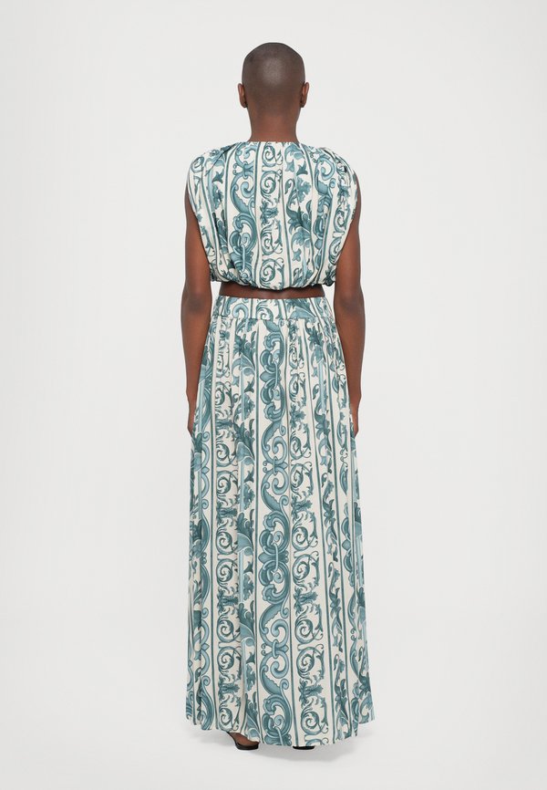 ADRIANA DEGREAS HERA CROPPED BLOUSE