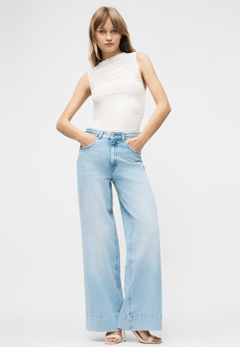 Wide-fit ONLJUICY High waist Wide Leg Fit Media 5