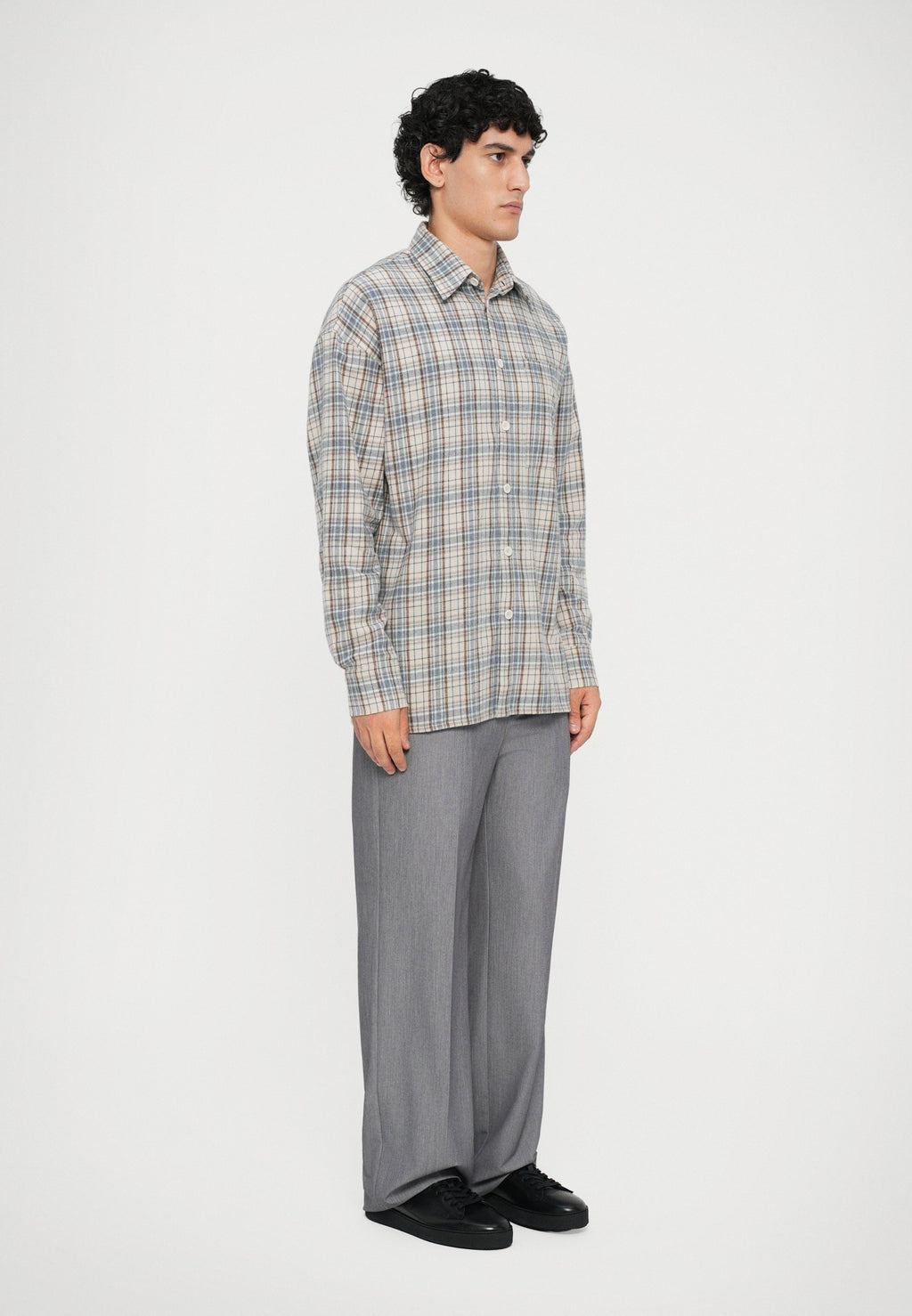 Essential Collective CHECKED SHIRT WITH POCKET