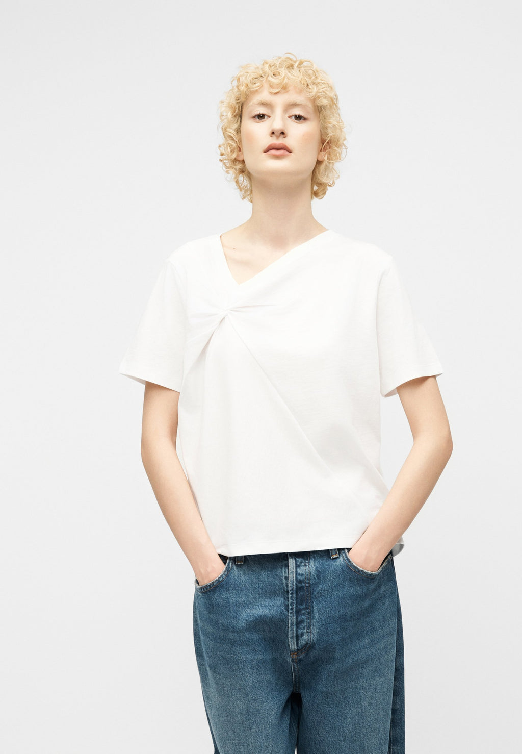 Selected SLFMILA TWISTED TEE
