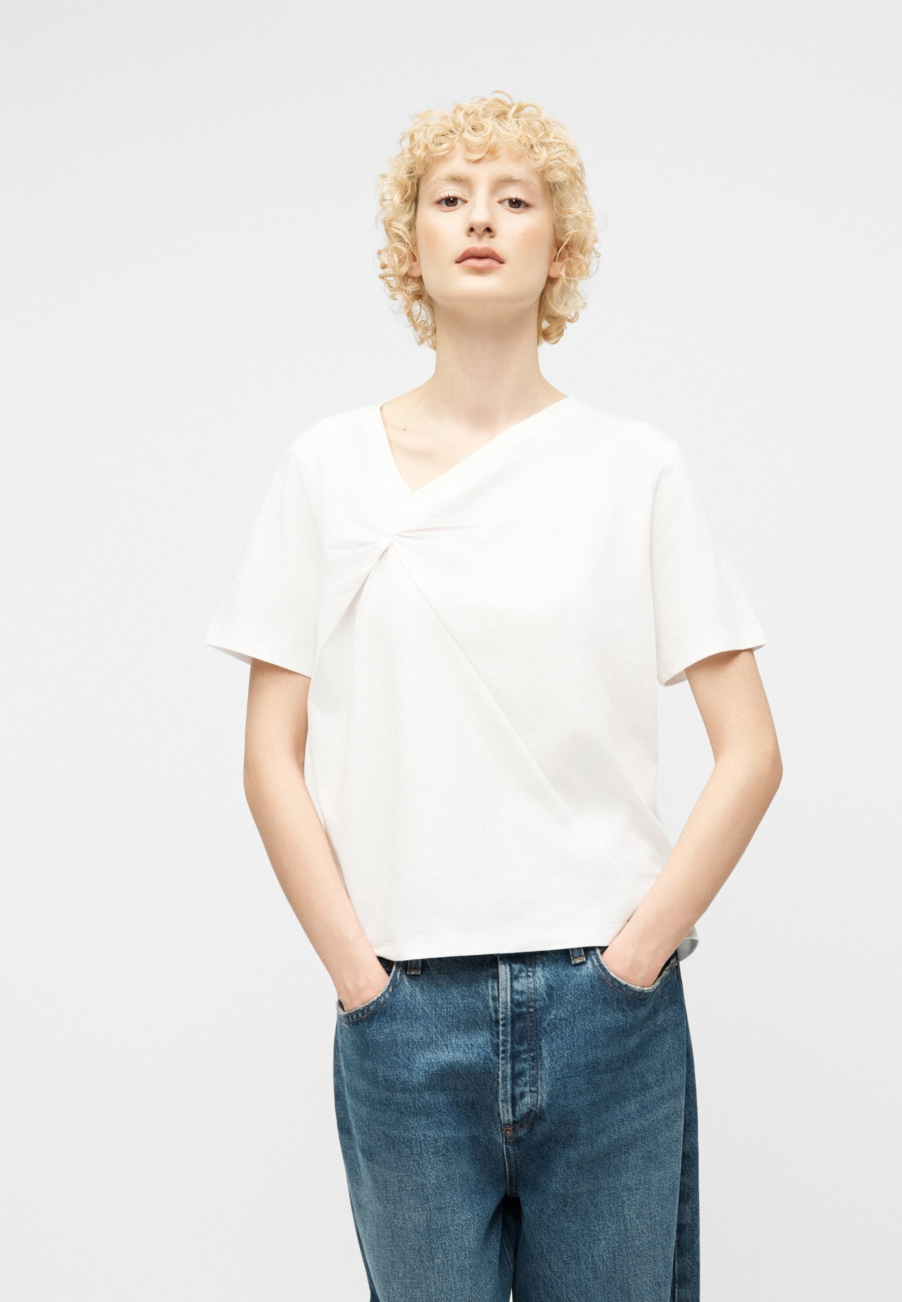 Selected SLFMILA TWISTED TEE