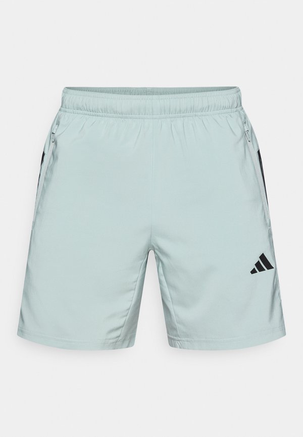 adidas Performance WORKOUT ESSENTIALS BASE 3 STRIPES - Sports shorts - sage/black