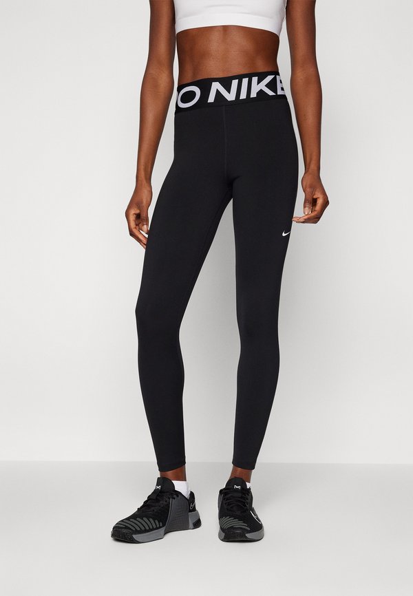 Nike Performance SCULPT TIGHT - Leggings - black/white