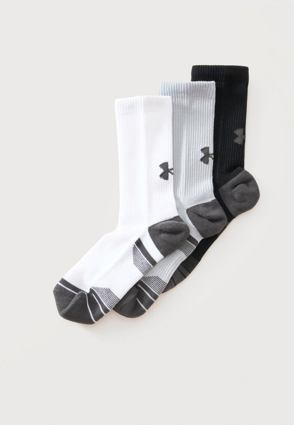 Under Armour NEW PERF TECH UNISEX 3 PACK - Sports socks - grey/white