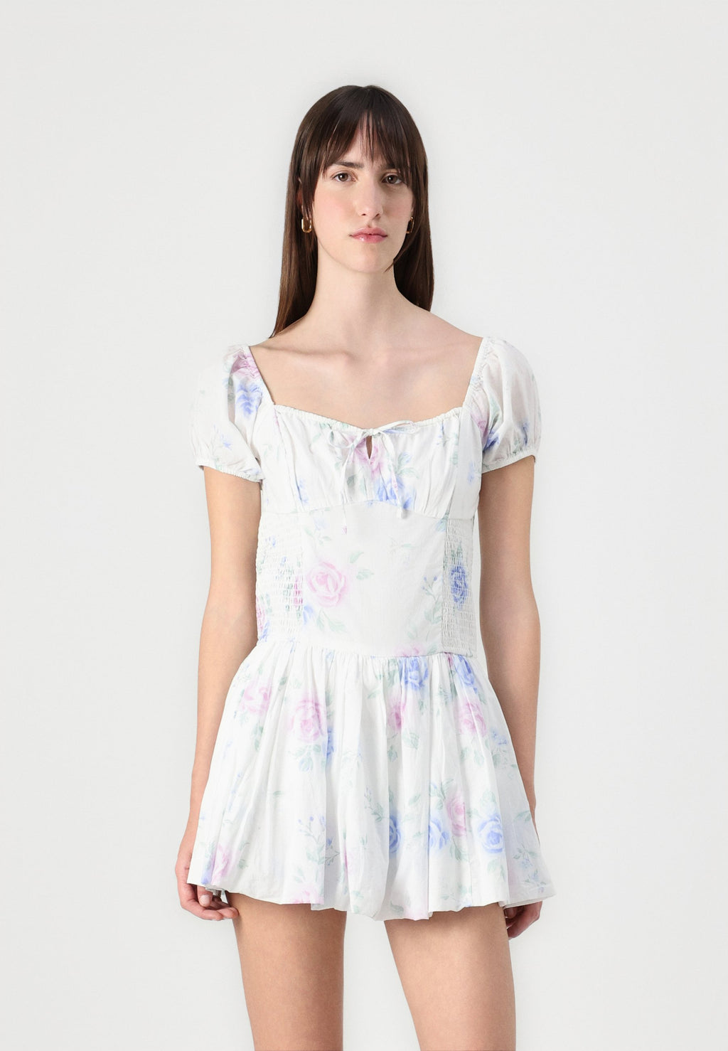 Hollister Co. Hollister Sofia Drop-Waist Bubble Skort Dress