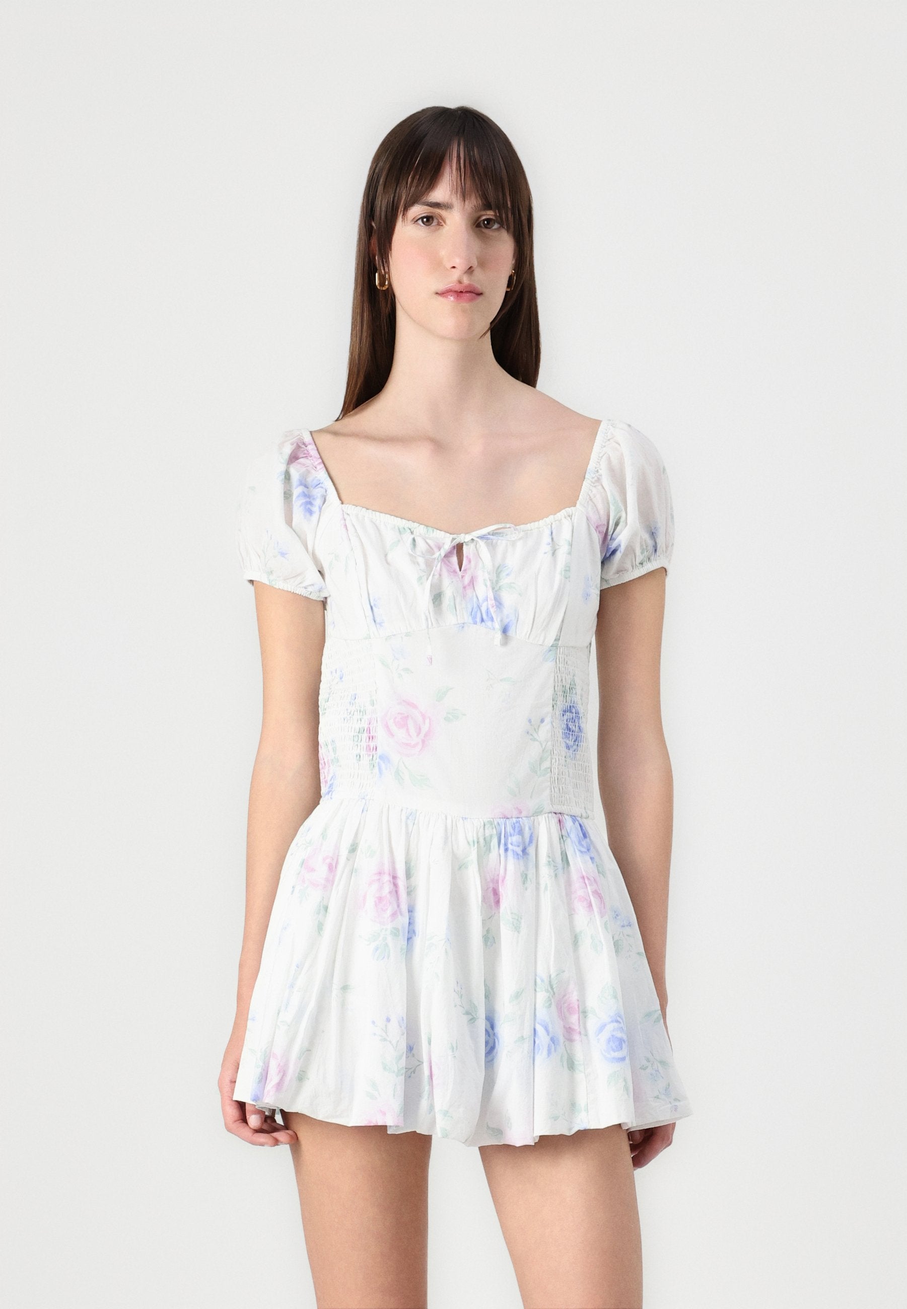 Hollister Co. Hollister Sofia Drop-Waist Bubble Skort Dress