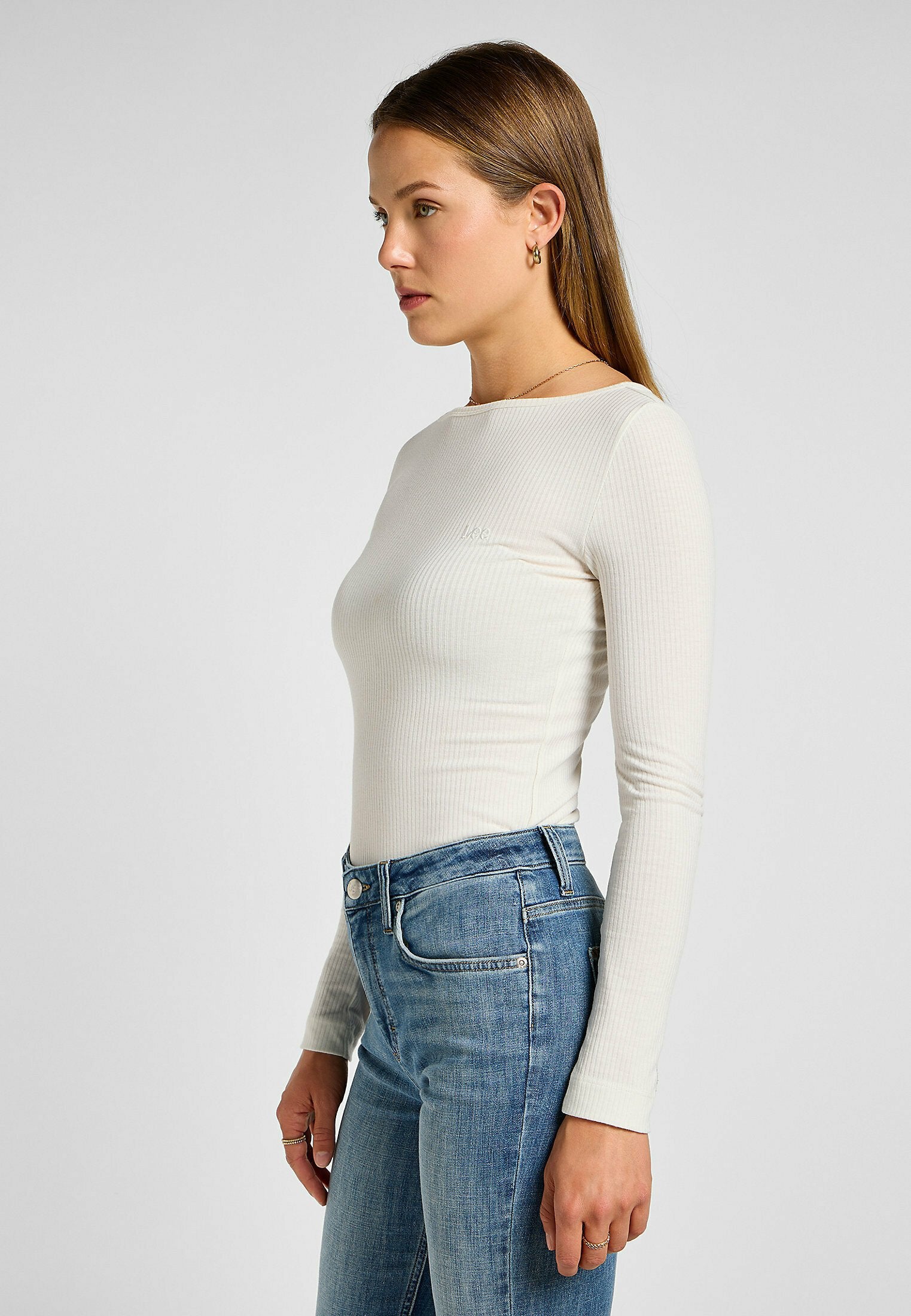 Lee LS BOAT NECK TEE