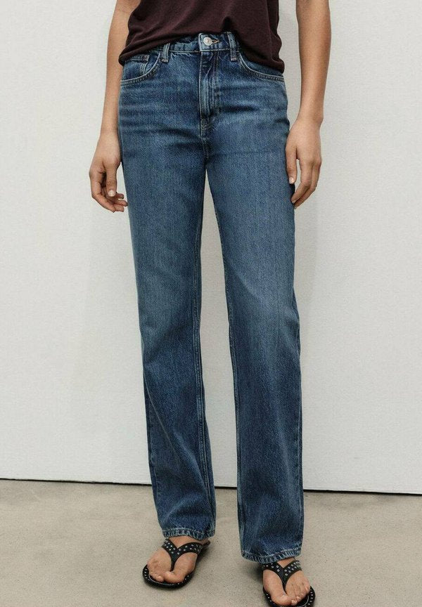 Mango Straight leg jeans - dark blue