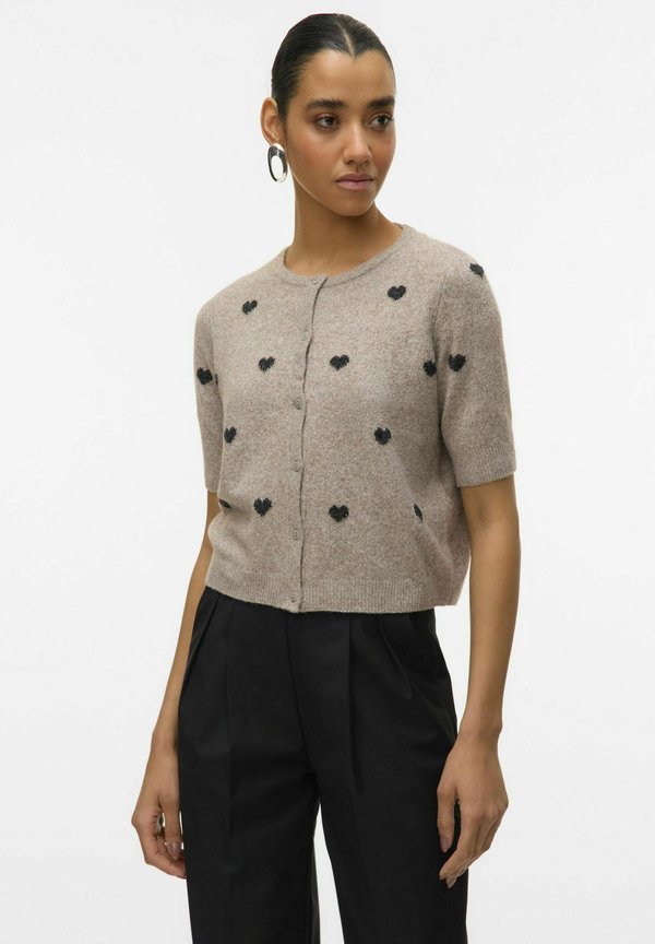Vero Moda Knitted VMDOFFY Knit - Cardigan - Beige