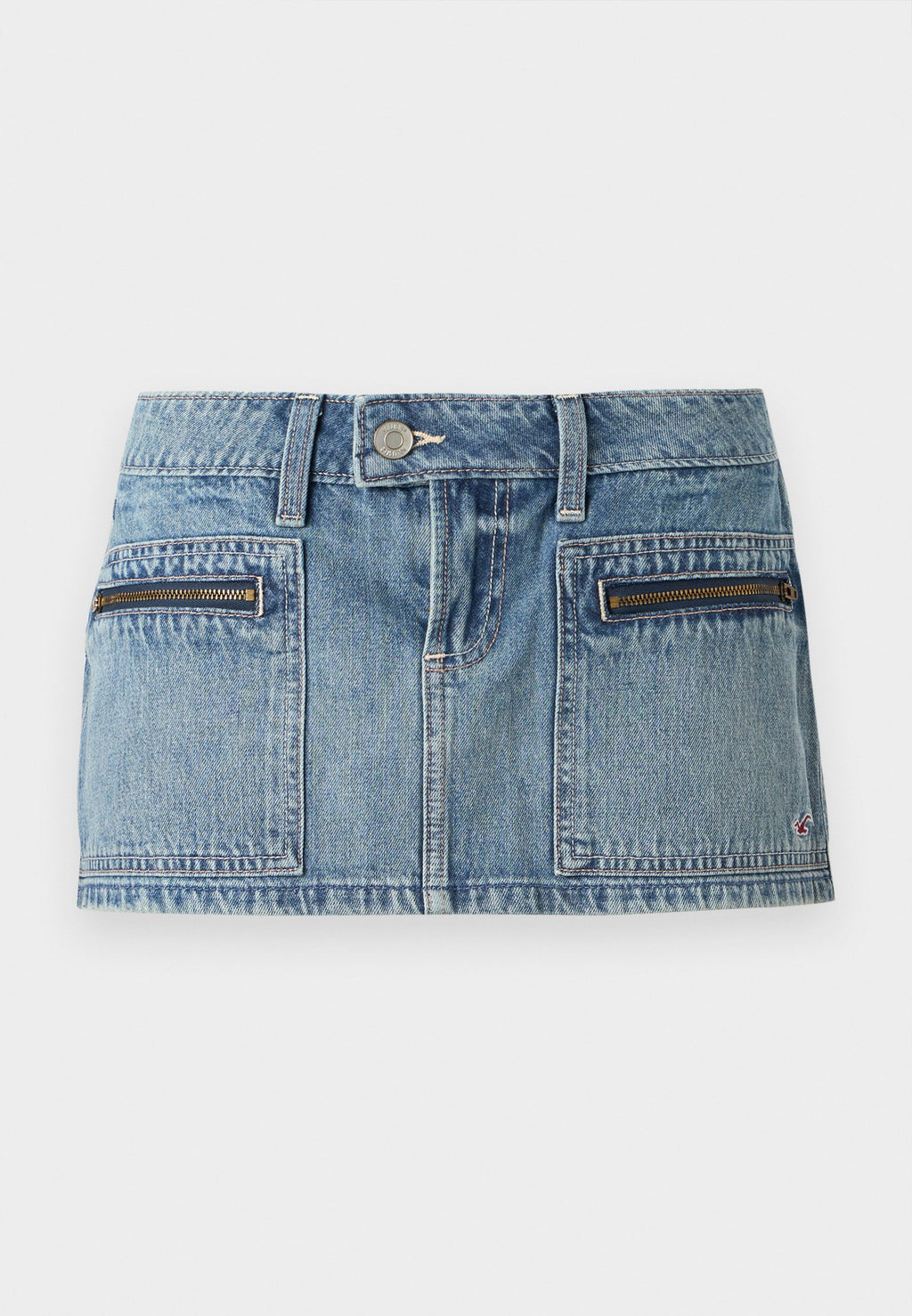 Hollister Co. ZIPPER MICRO MINI SKORT CAMBRIA