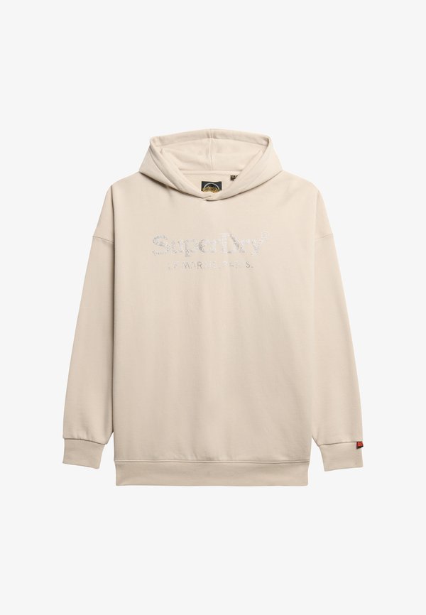 Superdry & Co RELAXED - Hoodie - pumice stone beige