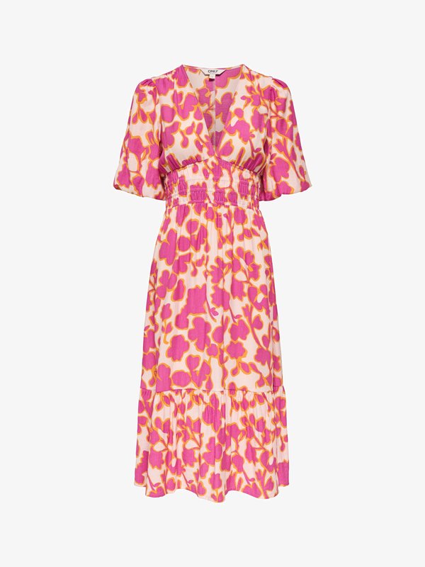 ONLY ONLAURI Short - Maxi dress - cloud dancer