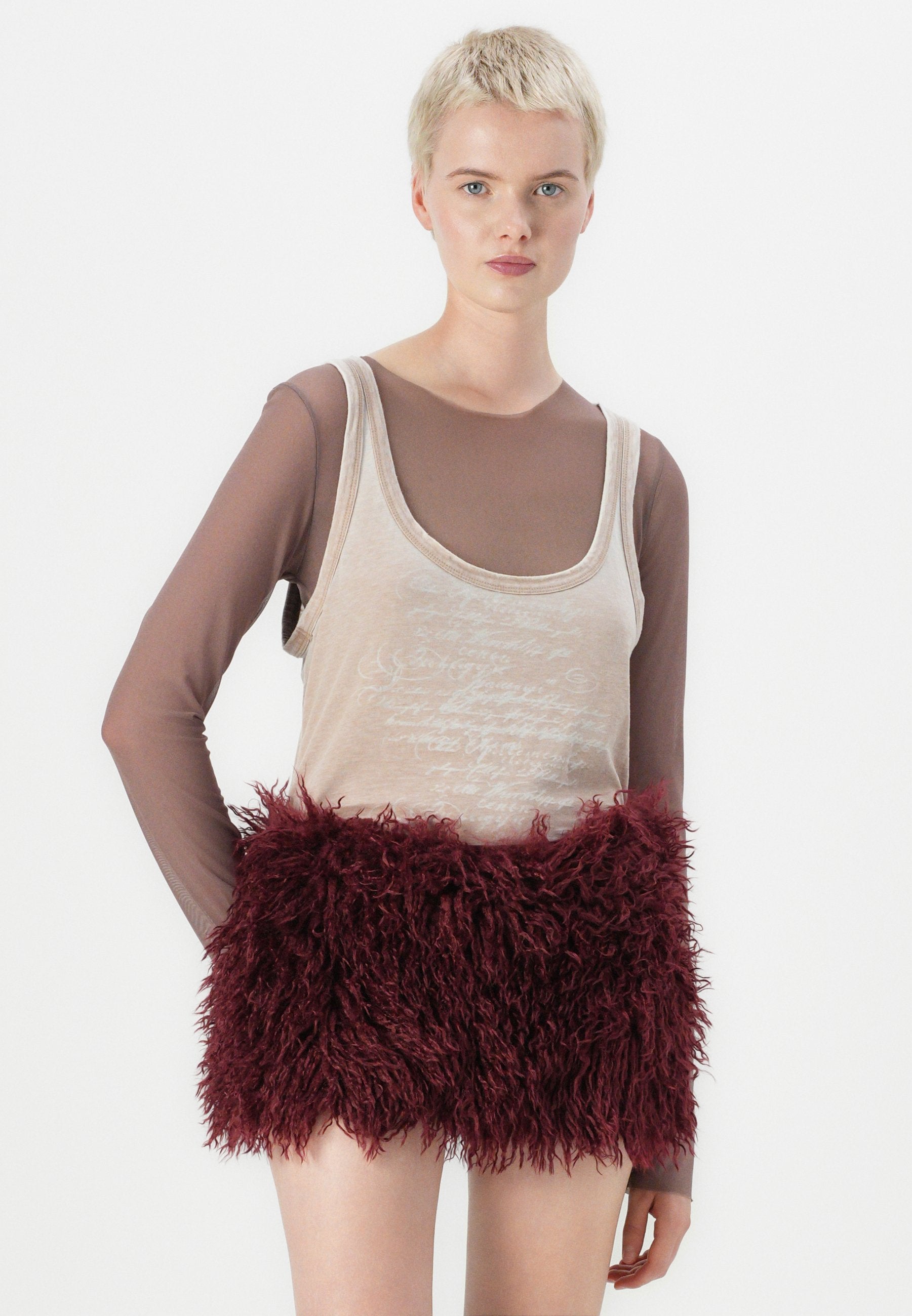Jaded London MONGOLIAN SKIRT