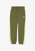 New Balance TRACKSIDE WOVEN PANT - Tracksuit bottoms - sport green fennel seed