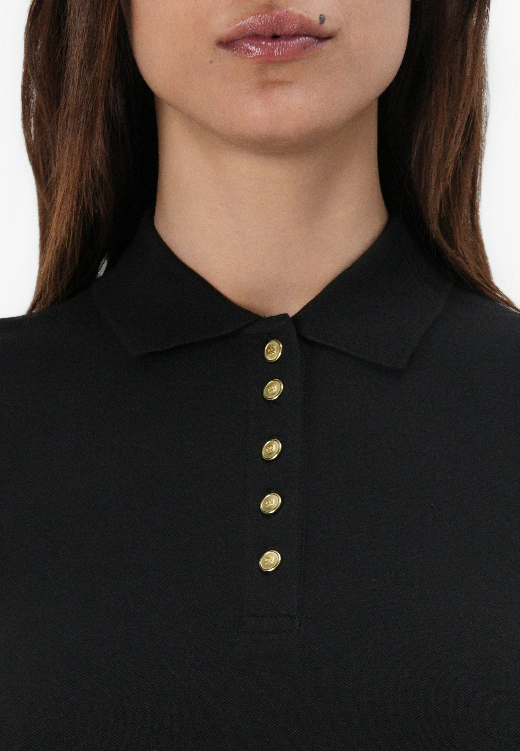 GOLD BUTTON SLIM POLO Media 6