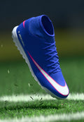 Nike Performance 10 CLUB TF - Turf football boots - racer blue/white
