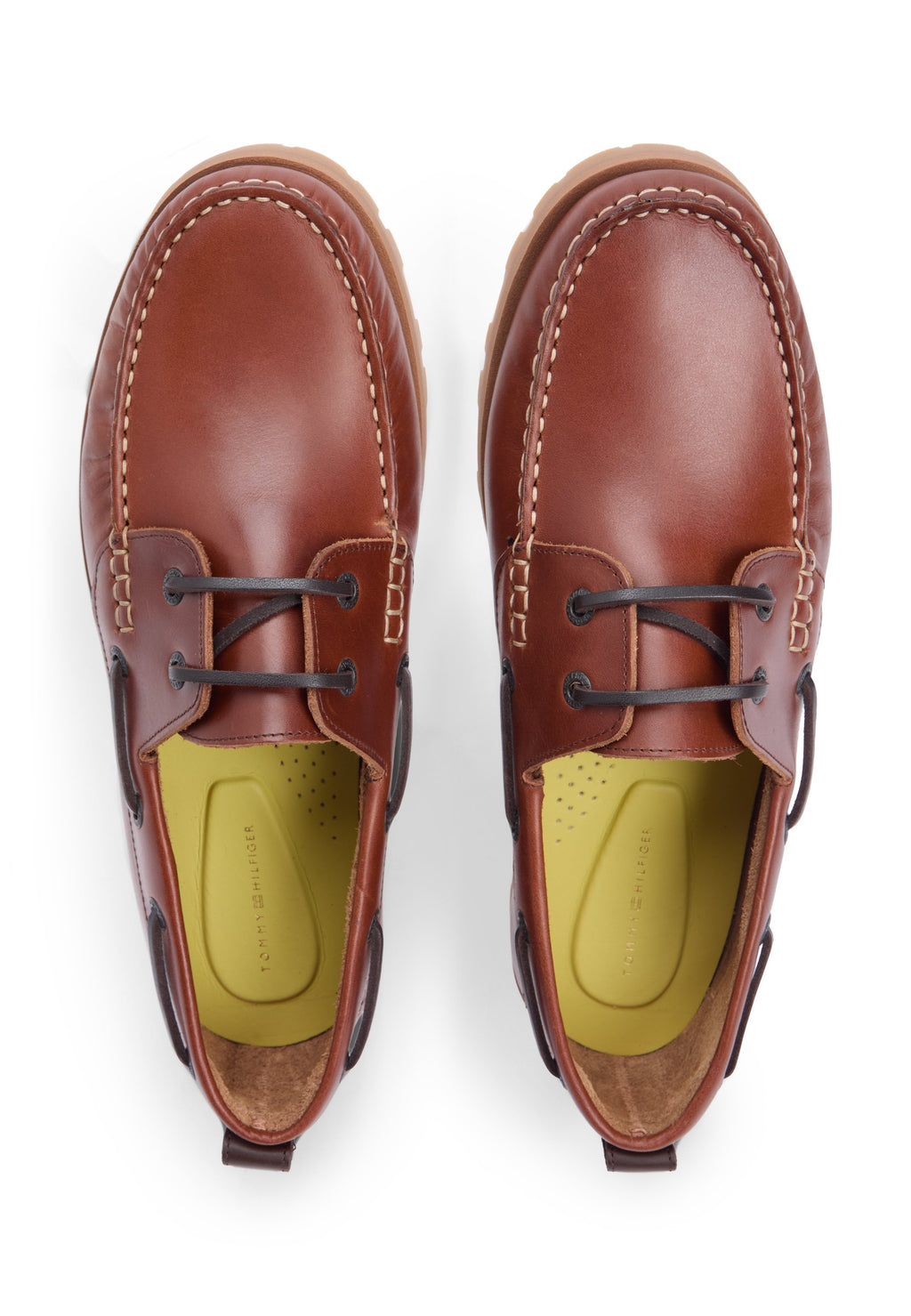 LEATHER CLEAT LIGHTWEIGHT BOAT SHOES Media 4