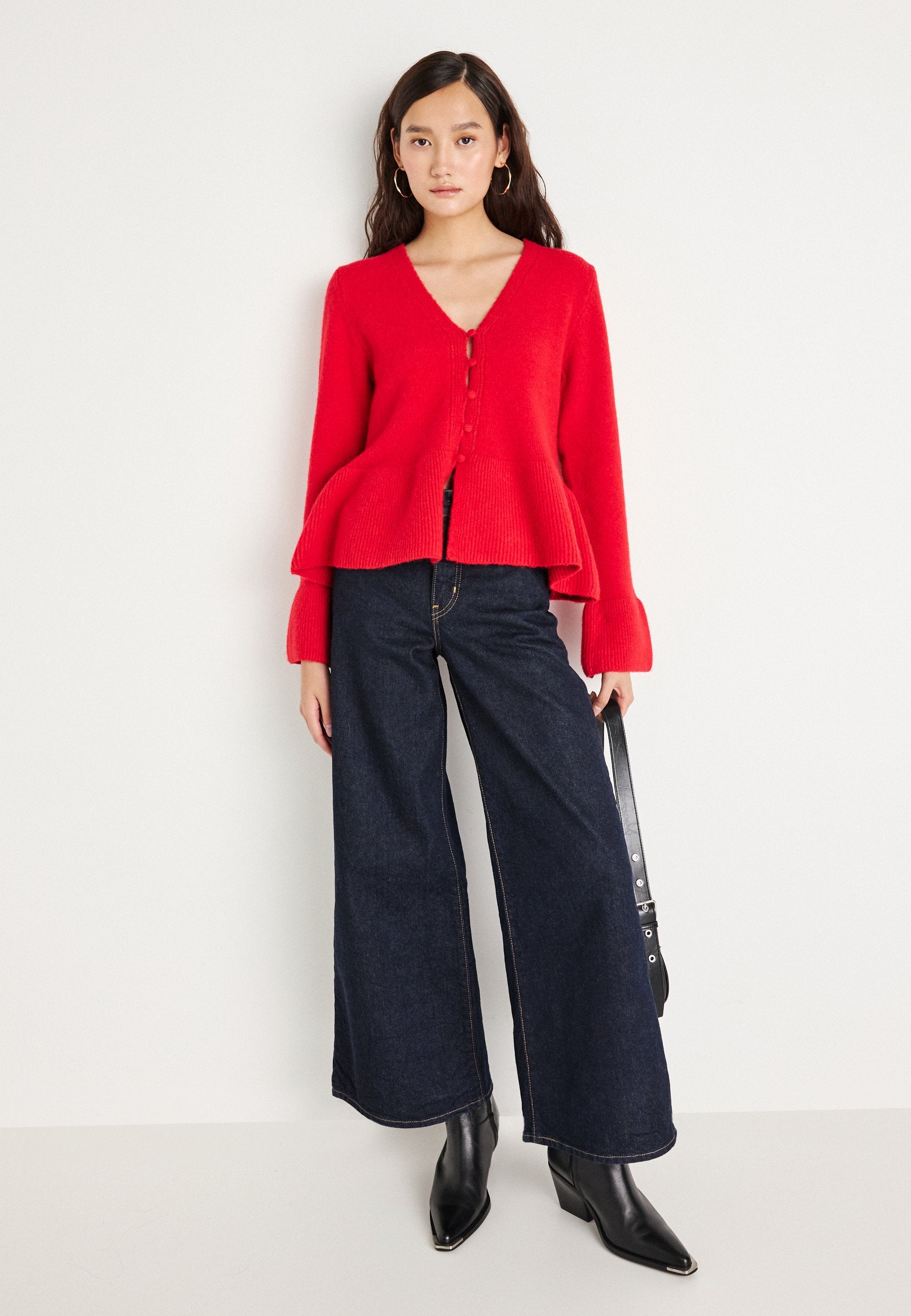 Gina Tricot PEPLUM CARDIGAN