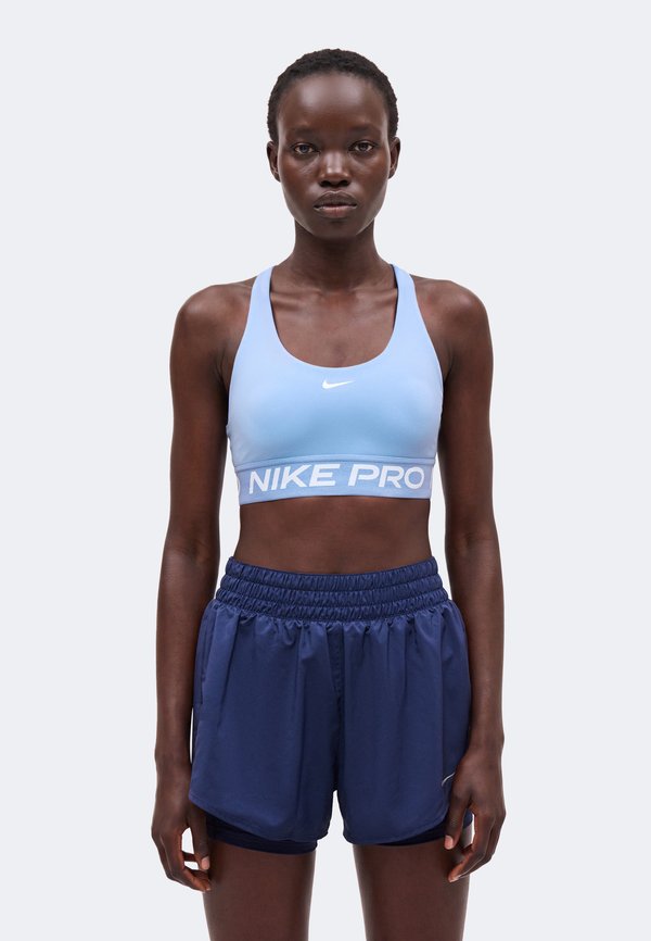 Nike Performance 365 BRA - Medium support sports bra - work blue/white