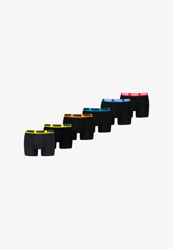 Puma 6ER PACK - Boxer briefs - black blue orange
