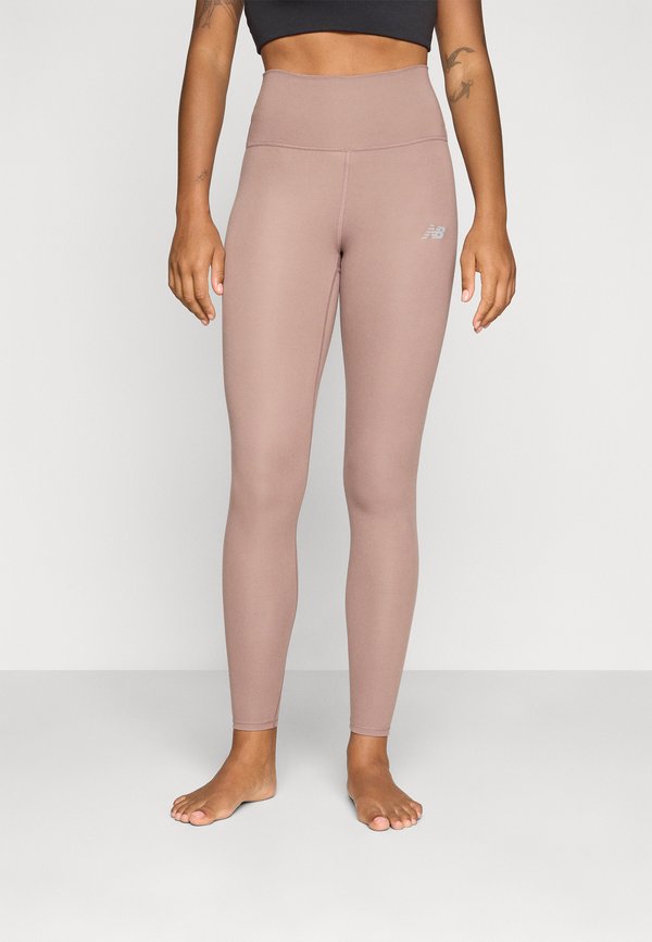New Balance HARMONY HIGH RISE LEGGING - Leggings - earth shadow