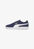 Puma SMASH BUCK - Trainers - navy white gold