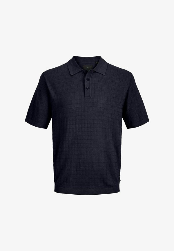 Jack & Jones Knitted Plus Size Knitted - Polo shirt - night sky