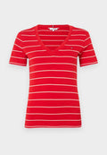 Tommy Hilfiger SLIM CODY V NECK - Basic T-shirt - fireworks/calico
