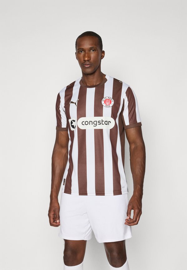 Puma FCSP HOME - Club wear - espresso brown/white