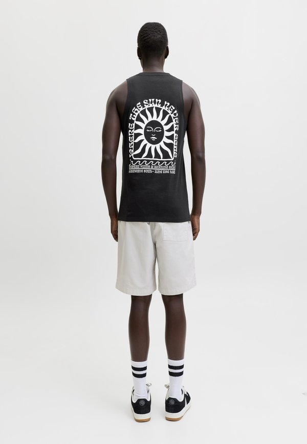 Jack & Jones JJSUNSET BACK SLEEVELESS TEE - Top - black