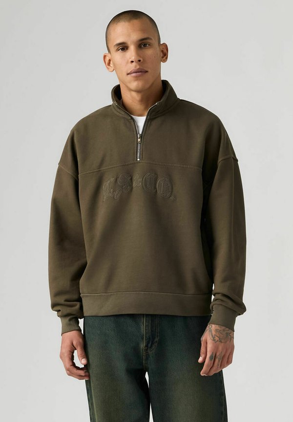 Levi's® BOXY QUARTER ZIP ALT PREP APPLIQUE OP - Sweatshirt - alt prep applique op
