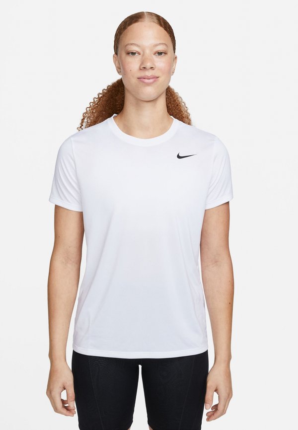 Nike Performance TEE - Sports T-shirt - white/black