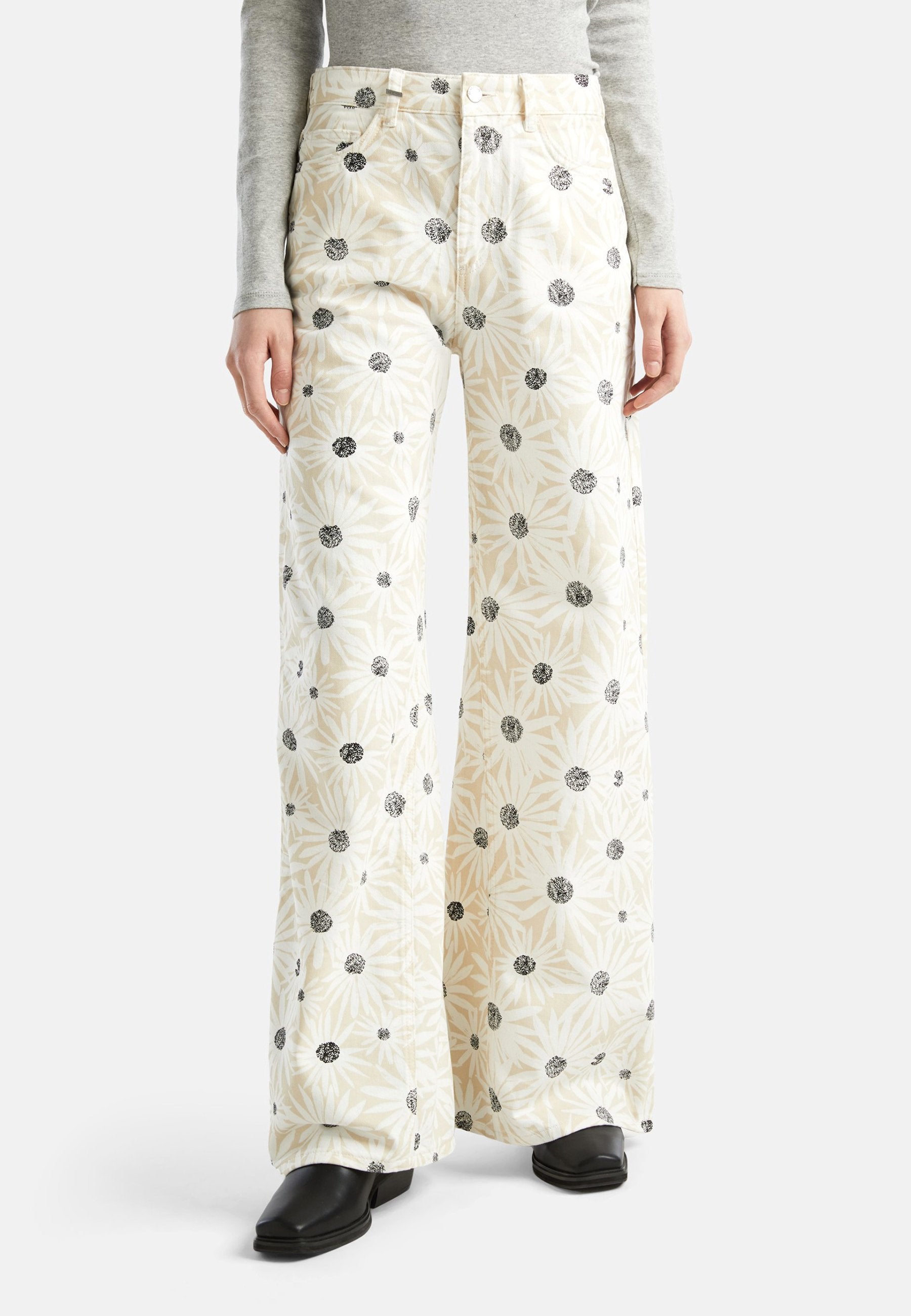 United Colors of Benetton FIVE POCKETS-WIDE LEG