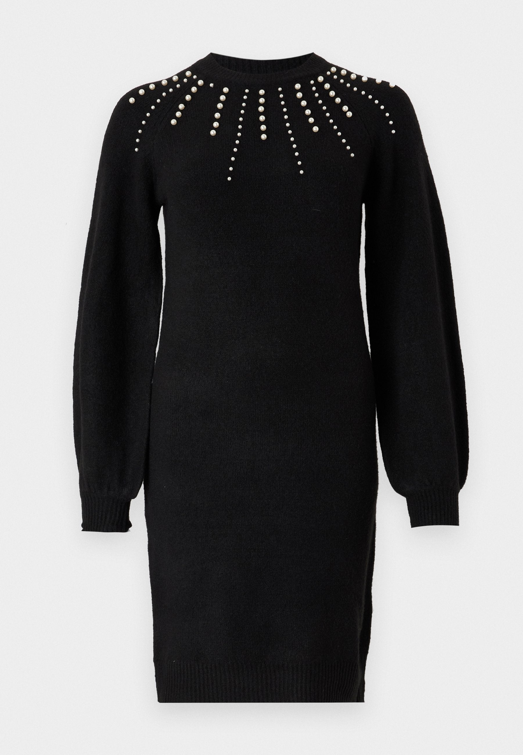 VILA VILINNEA O NECK PEARL DRESS